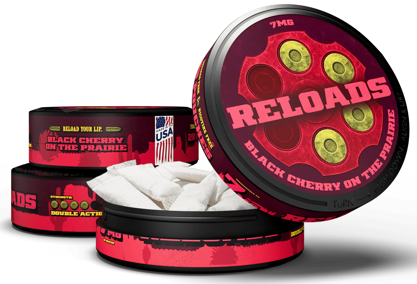 Reloads Black Cherry on the Prairie Pouches - Image 10