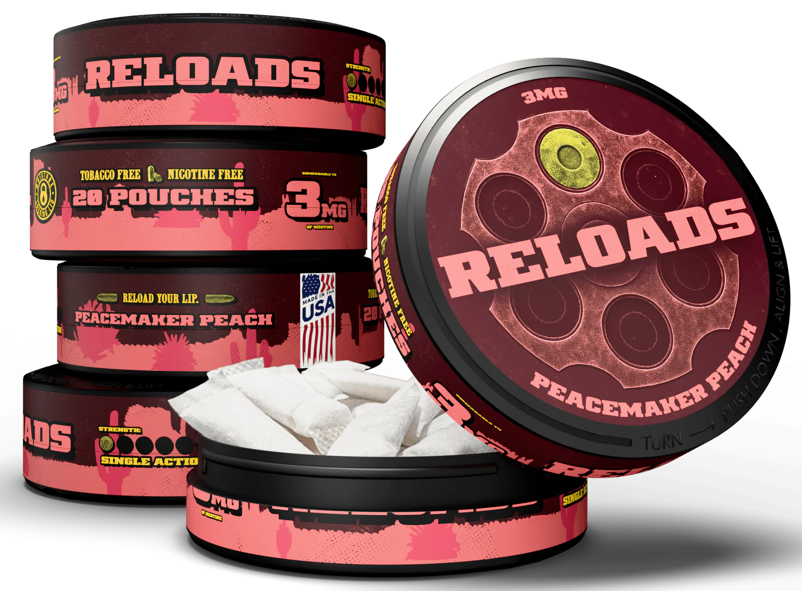 Reloads Peacemaker Peach Pouches - Image 8