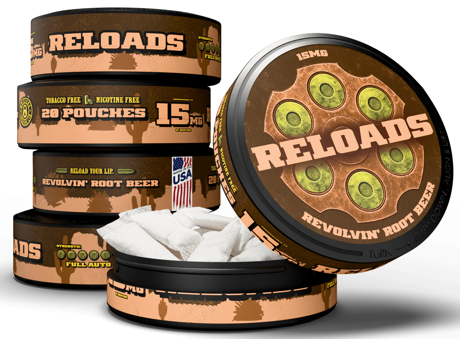 Reloads Revolvin' Root Beer Pouches - Image 13