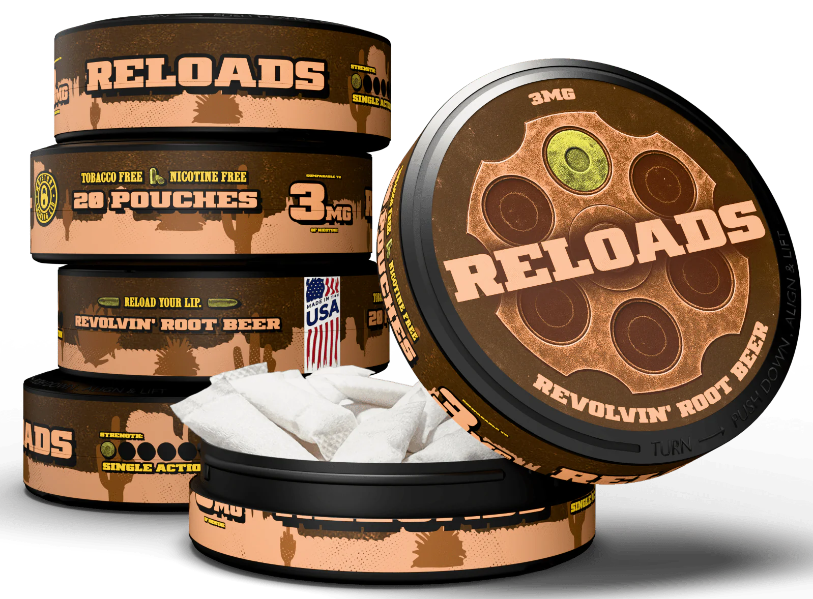 Reloads Revolvin' Root Beer Pouches - Image 8