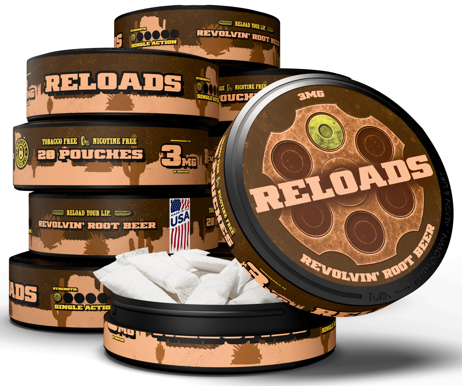 Reloads Revolvin' Root Beer Pouches - Image 9