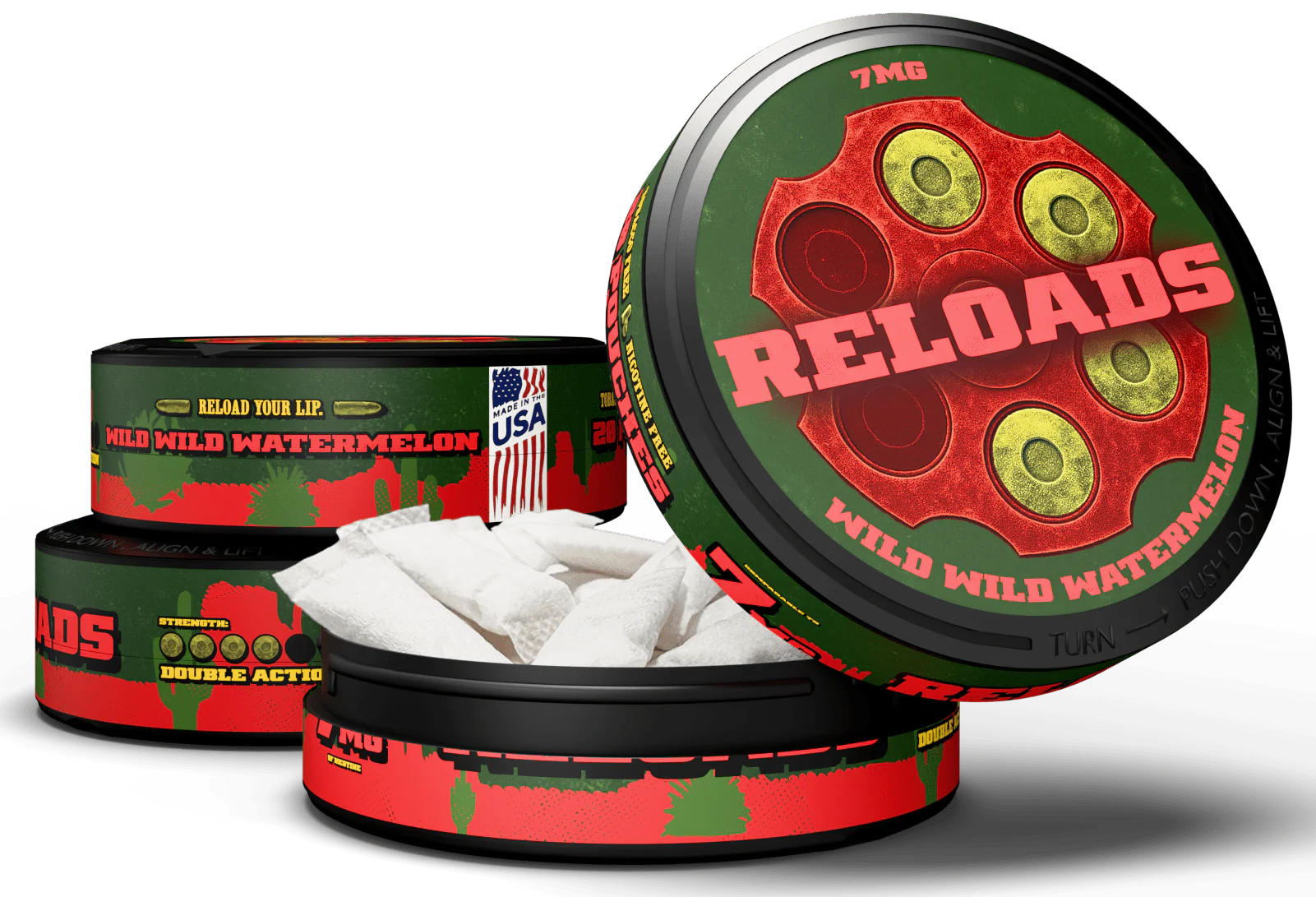 Reloads Wild Wild Watermelon Pouches - Image 10
