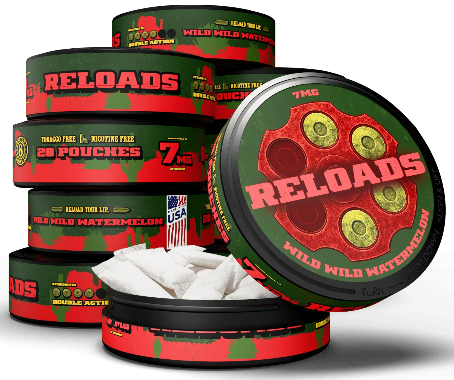 Reloads Wild Wild Watermelon Pouches - Image 12