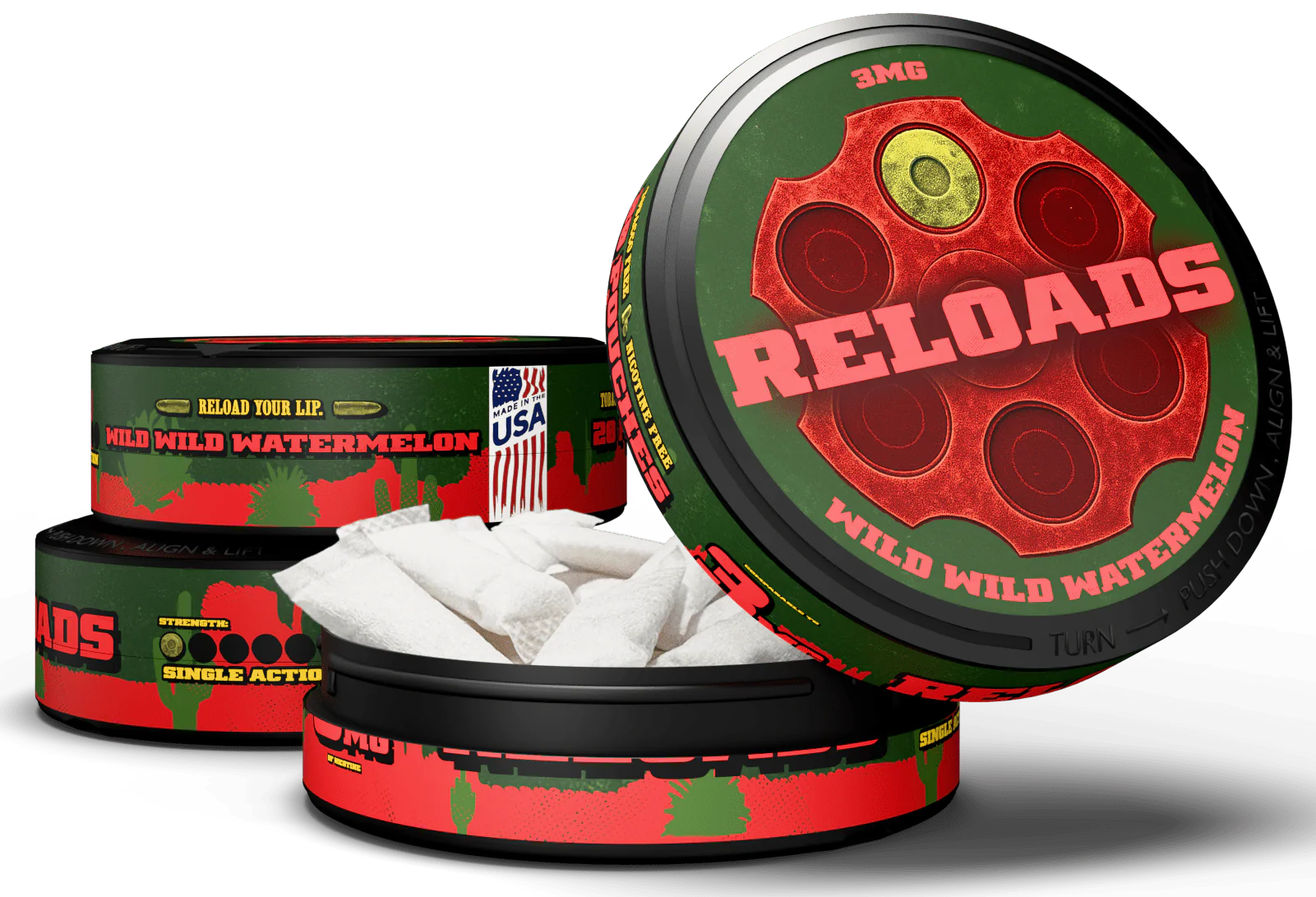 Reloads Wild Wild Watermelon Pouches - Image 7